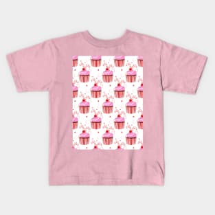 CHRISTMAS Cupcakes -  Cute Cupcake Art Kids T-Shirt